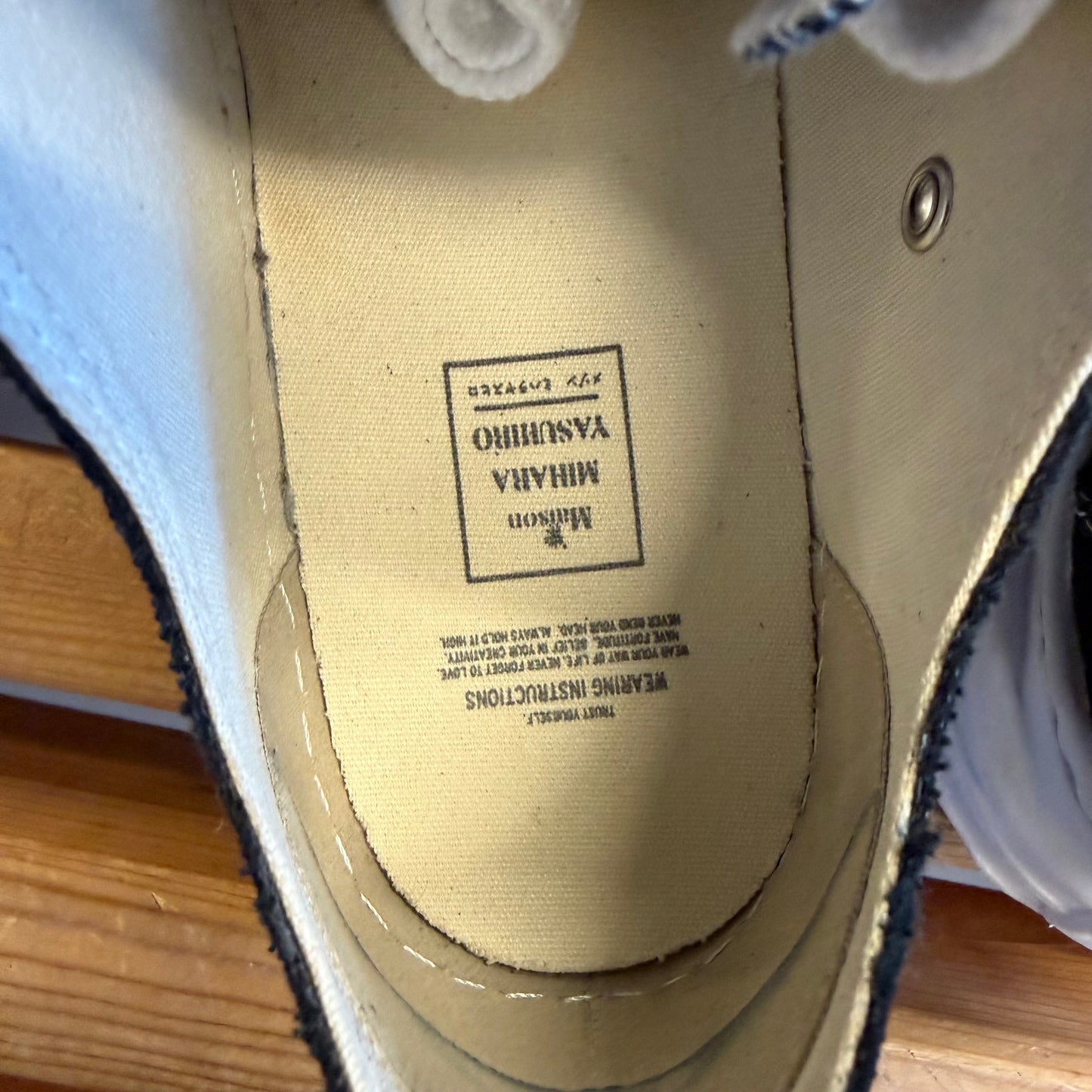 Size 44 - Maison Mihara Yasuhiro OG Sole Canvas Low (Used)