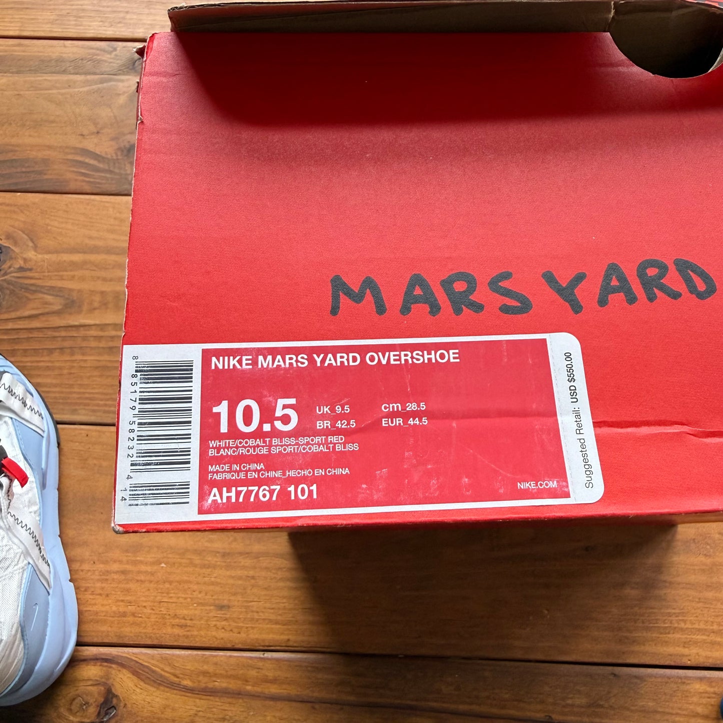 Size 10.5 - Tom Sachs x NikeCraft Mars Yard Overshoe 'White' (Used)