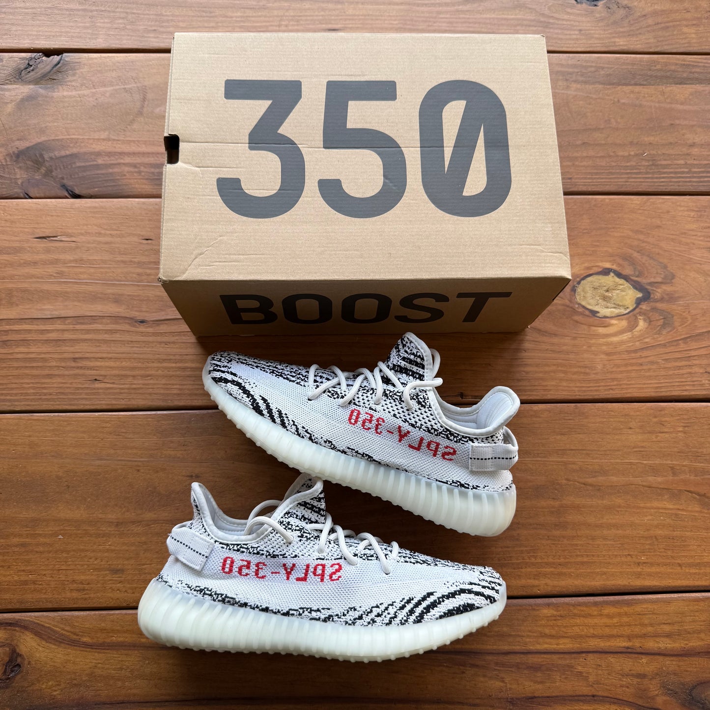 Talla 9 - Yeezy Boost 350 V2 'Zebra' 2017 (Usado)
