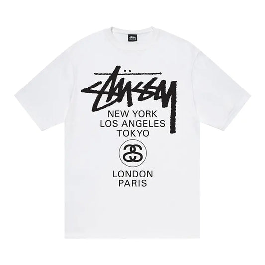 Stussy World Tour T-Shirt „White“