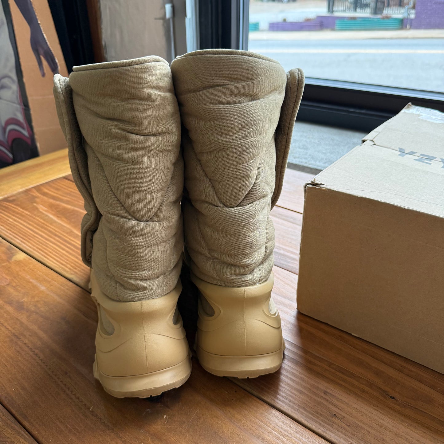 Size 14 - Yeezy NSLTD Boot 'Khaki' (Used)