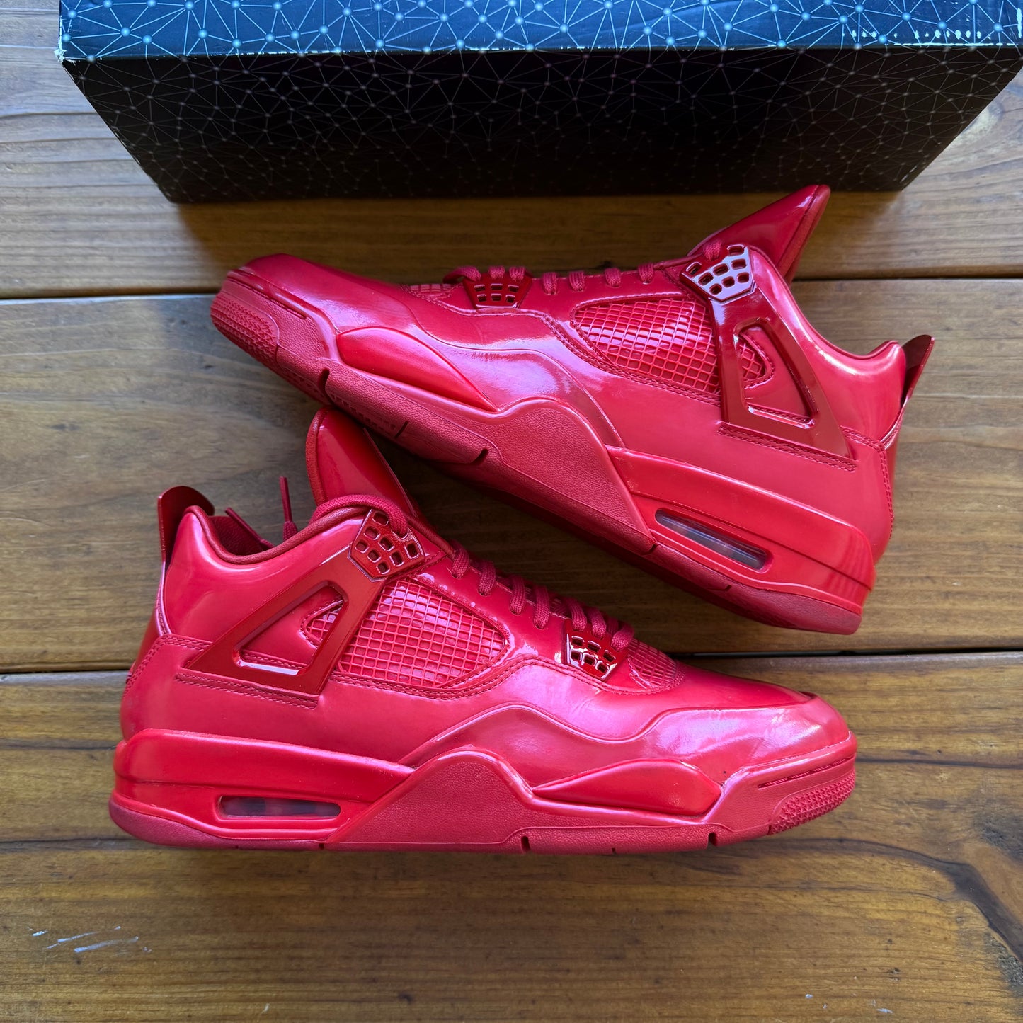 Size 11 - Jordan 4 Retro '11Lab4 - Red' (Used)