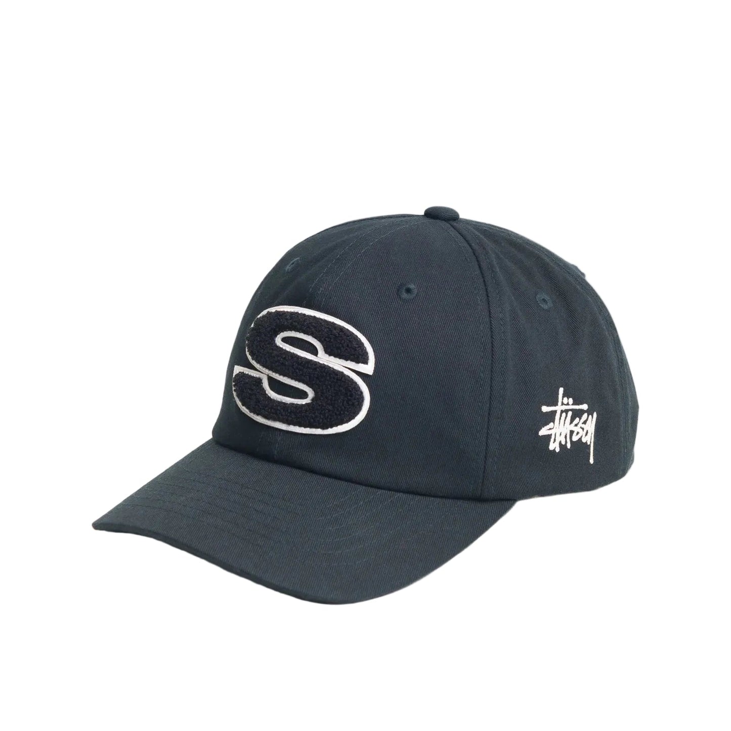 Stussy Chenille S Snapback Cap 'Onyx'