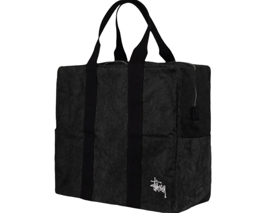 Stussy Canvas Flight Bag - Washed Black