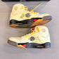 Size 11 - Off-White x Jordan 5 SP 'Sail' (Used)