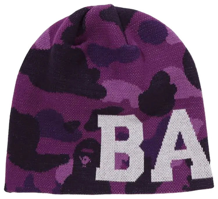 Bape Camo Beanie 'Lila'
