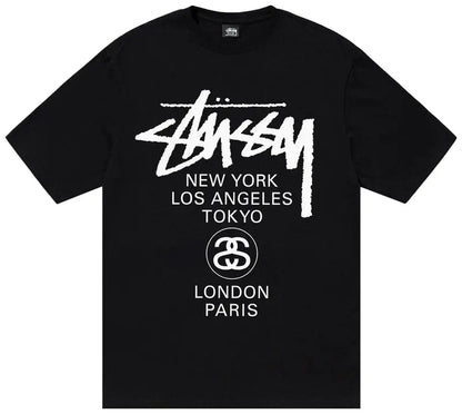 Camiseta Stussy World Tour 'Negra'