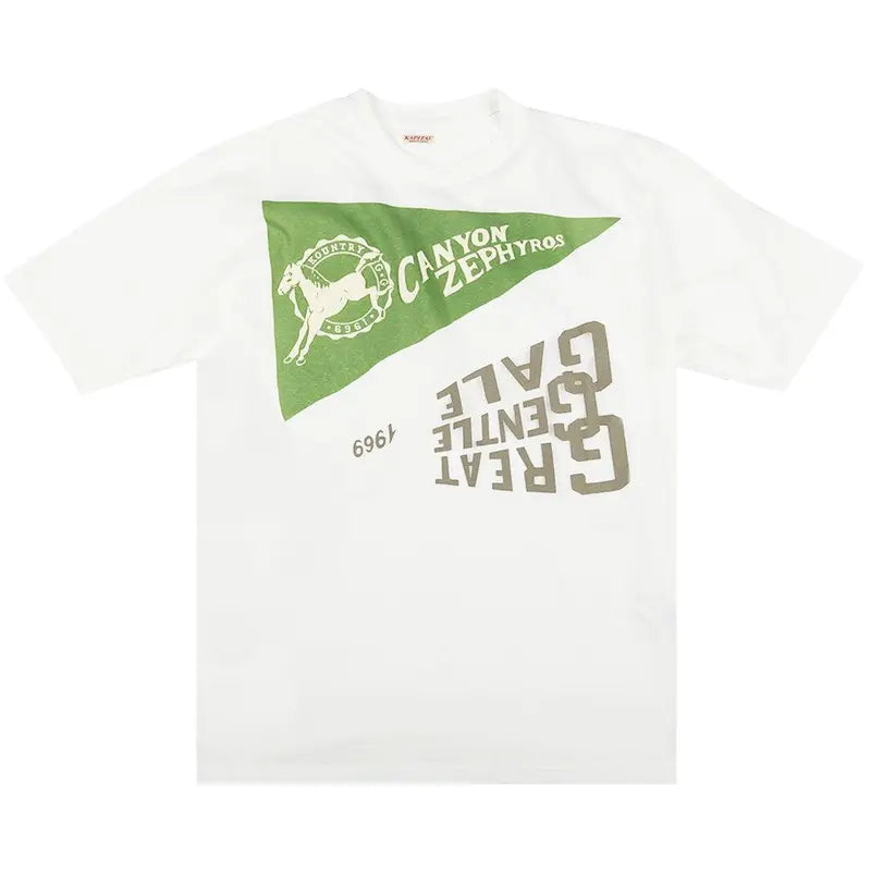 Kapital Burn-Out Jersey Crew T-Shirt - Small