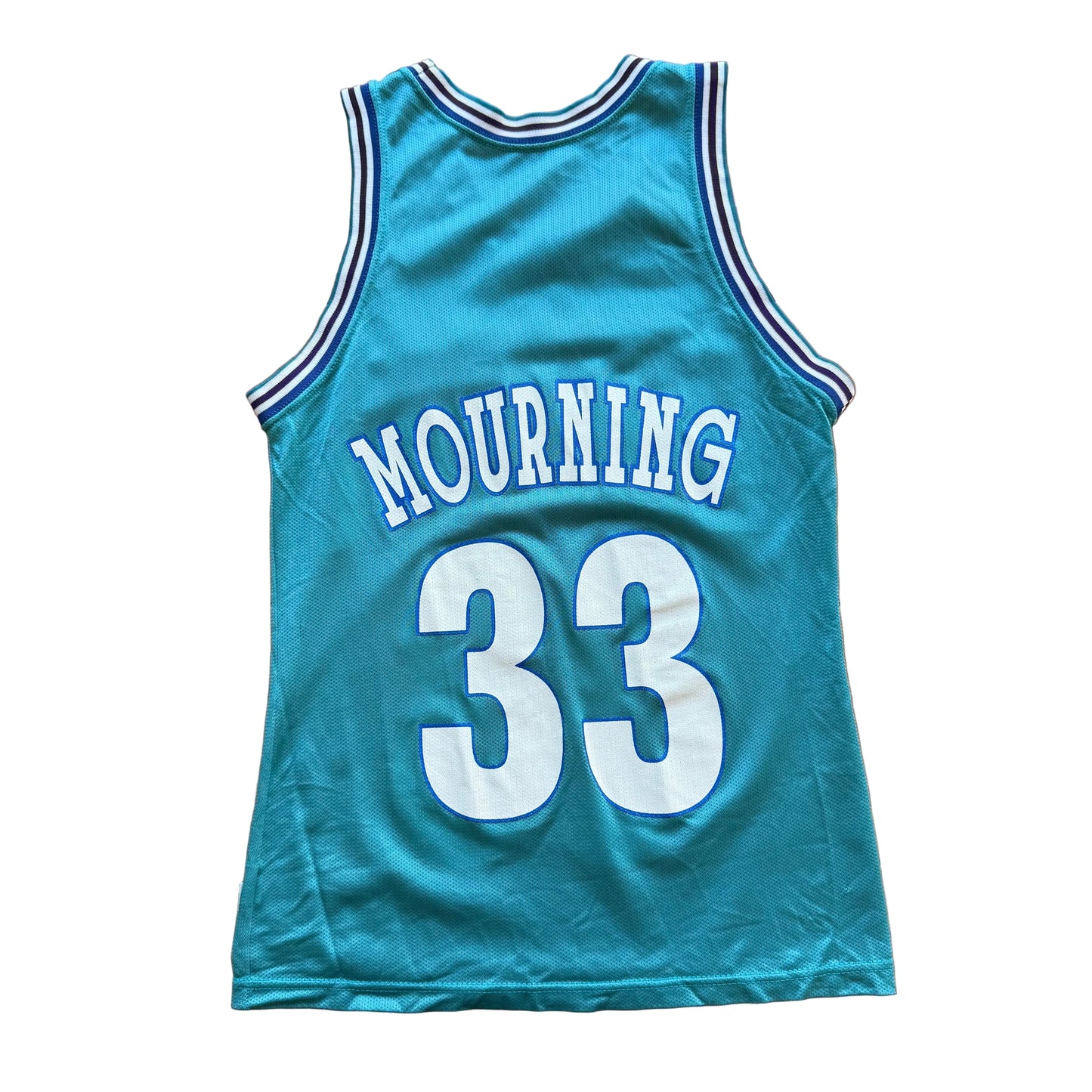 Pequeña - Camiseta Vintage Champion Alonzo Mourning Hornets