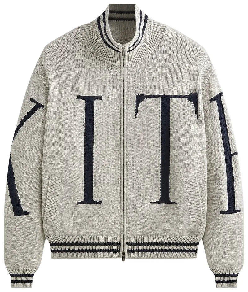 Sudadera Kith Big Letter New York Wyona con cremallera completa