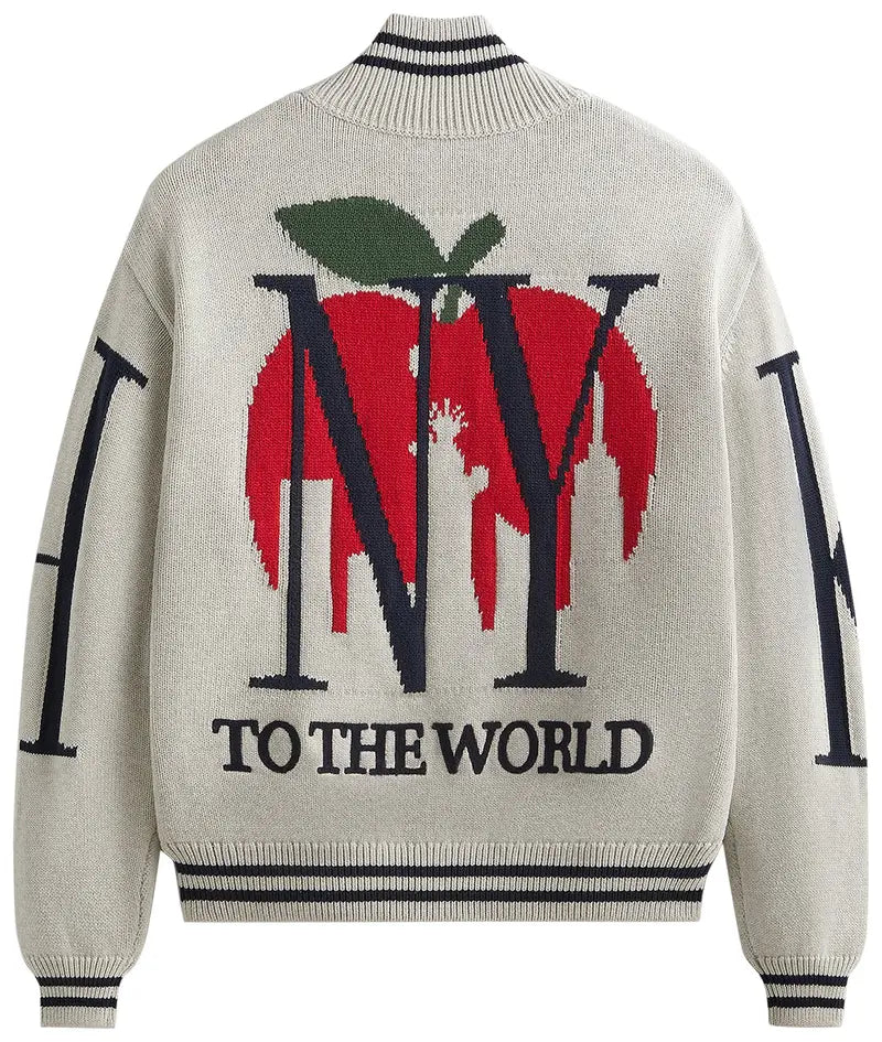 Sudadera Kith Big Letter New York Wyona con cremallera completa