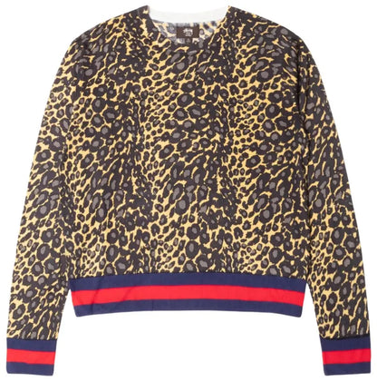 Stussy x Wales Bonner Leopard Sweater 'Golden'