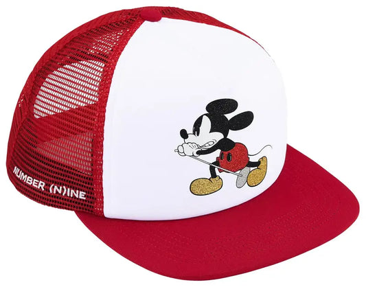 Supreme x Number (N)Ine x Mickey Mouse Mesh Back 5-Panel 'Red'