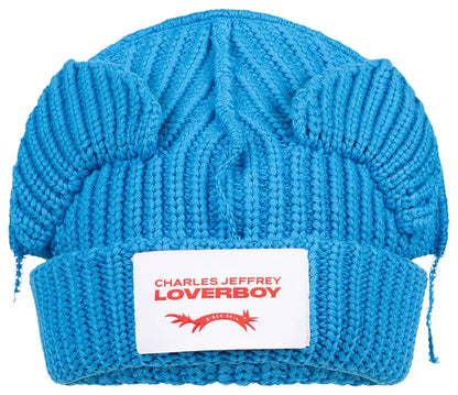 Charles Jeffrey Chunky Ears Beanie 'Blue'