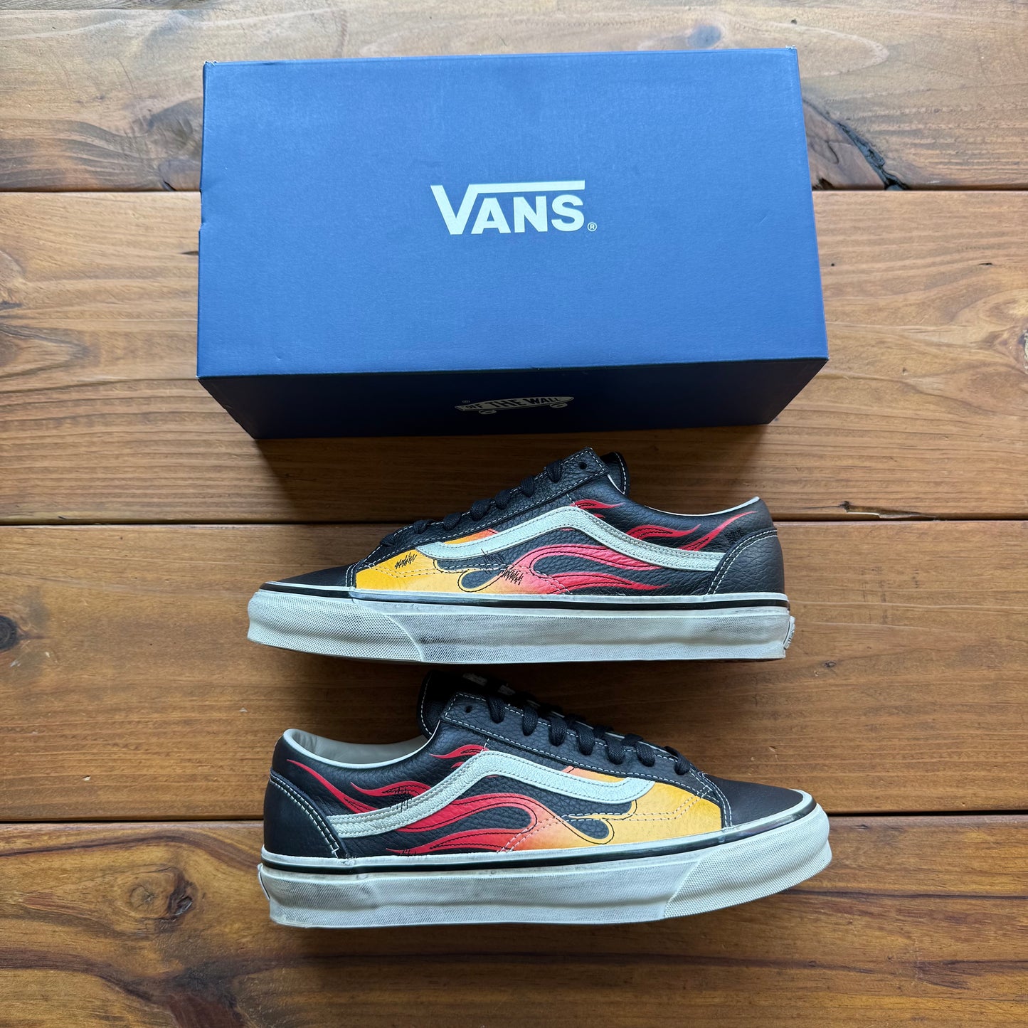 Talla 12 - Vans Old Skool LX 'Archive Flame Black' (Usado)