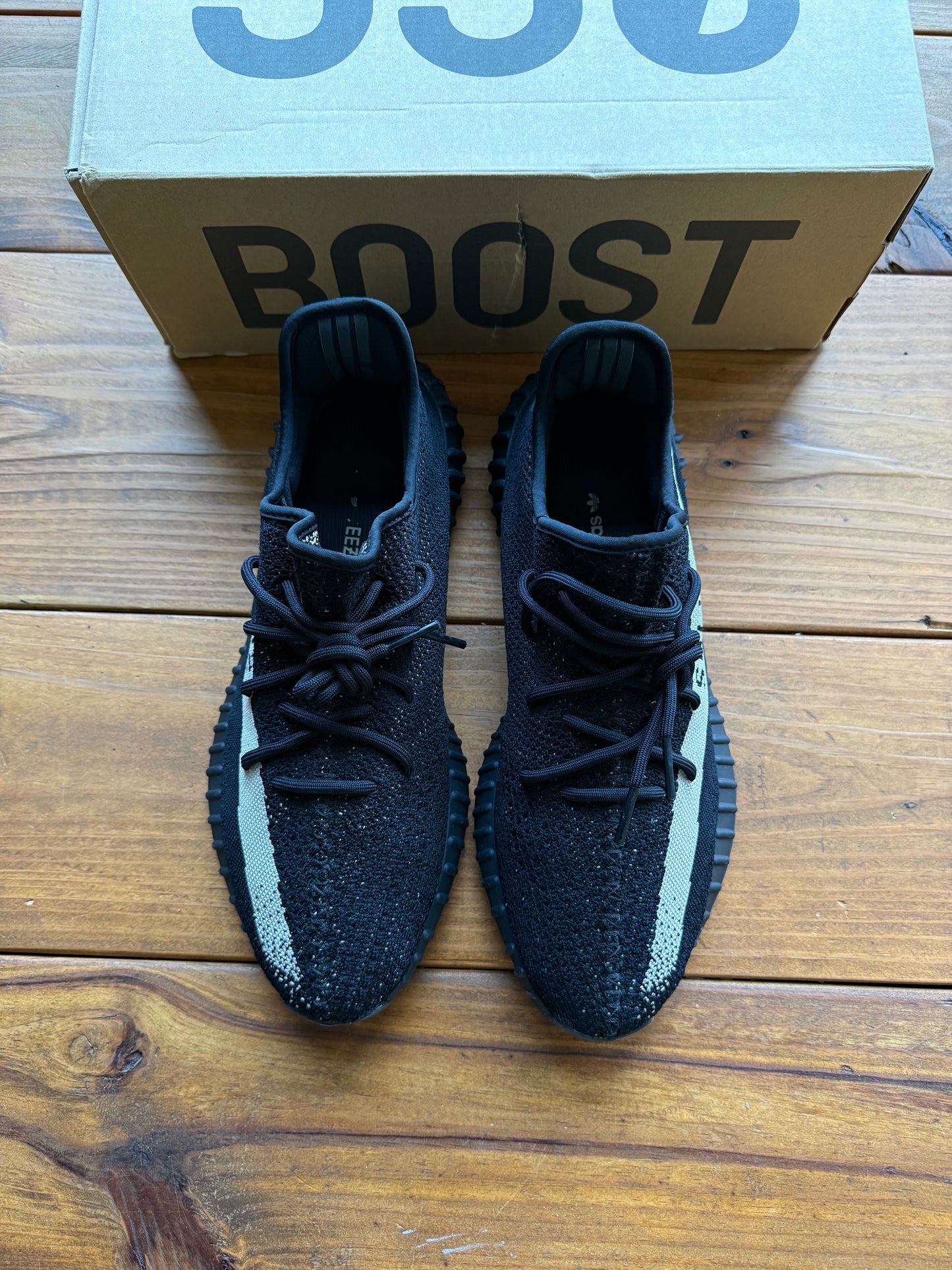 Größe 14.5 - Yeezy Boost 350 V2 'Oreo' (Gebraucht)