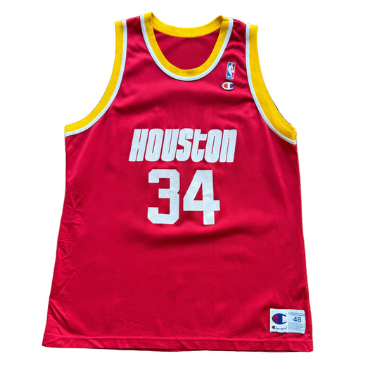 XL – Vintage Champion Hakeem Olajuwon Rockets Trikot