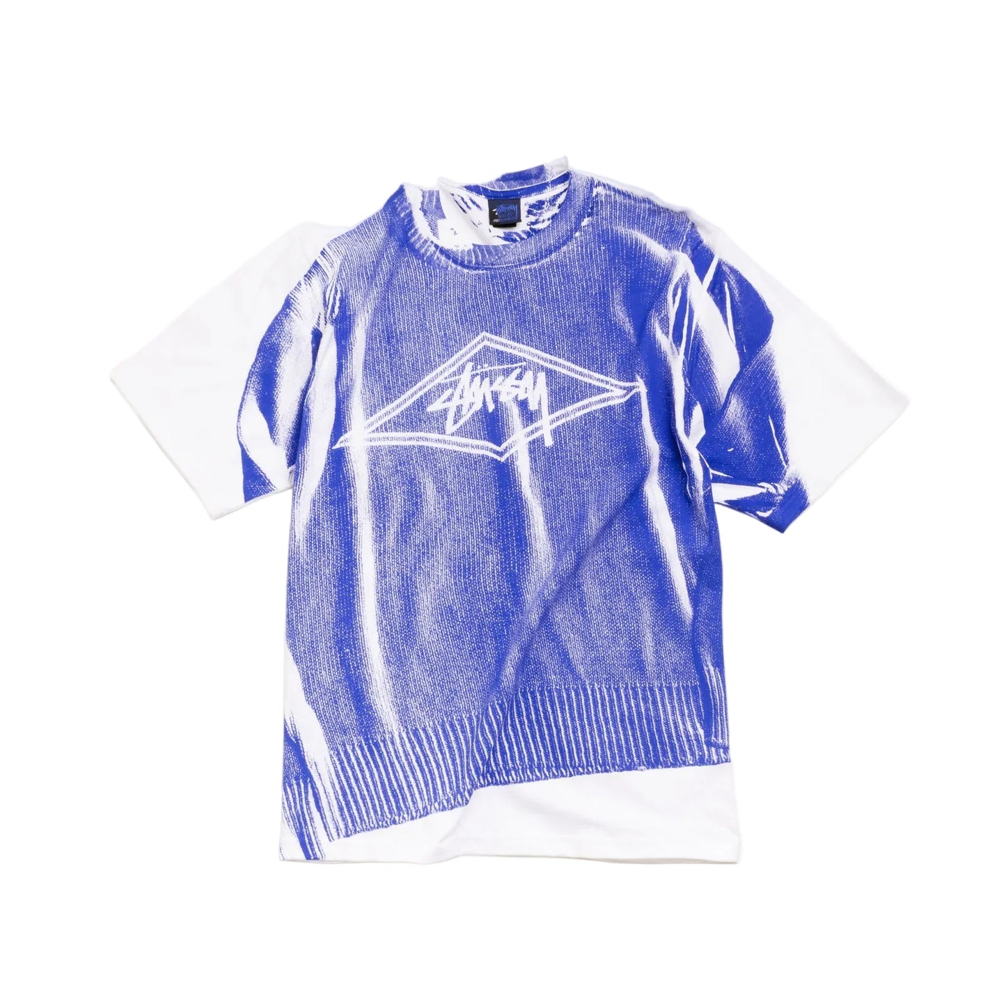 Medium - Stussy Sweater Tee 'White'