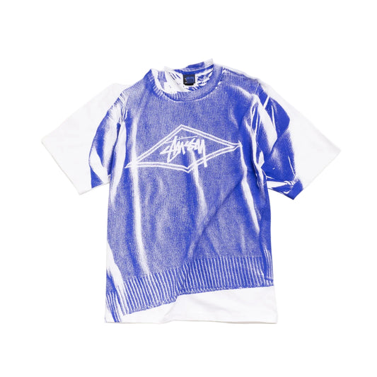 Medium - Stussy Sweater Tee 'White'