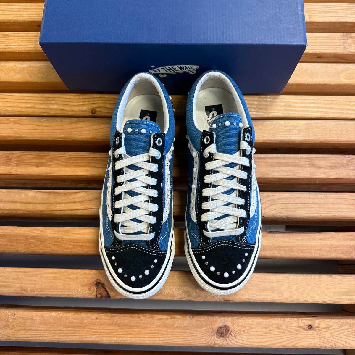 Size 10 - Vans Old Skool 36 LX 'Pearlized Pack - Black Navy' (Used)