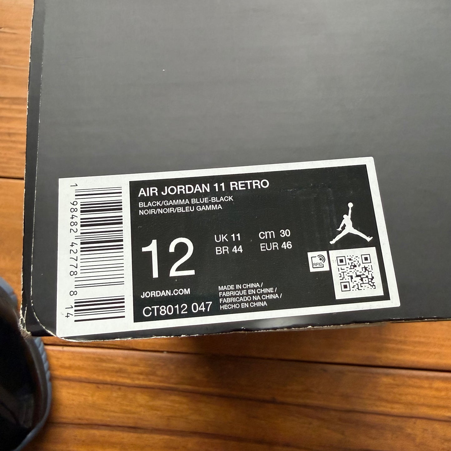 Talla 12 - Jordan 11 Retro 'Gamma Blue' 2025 (Usado)