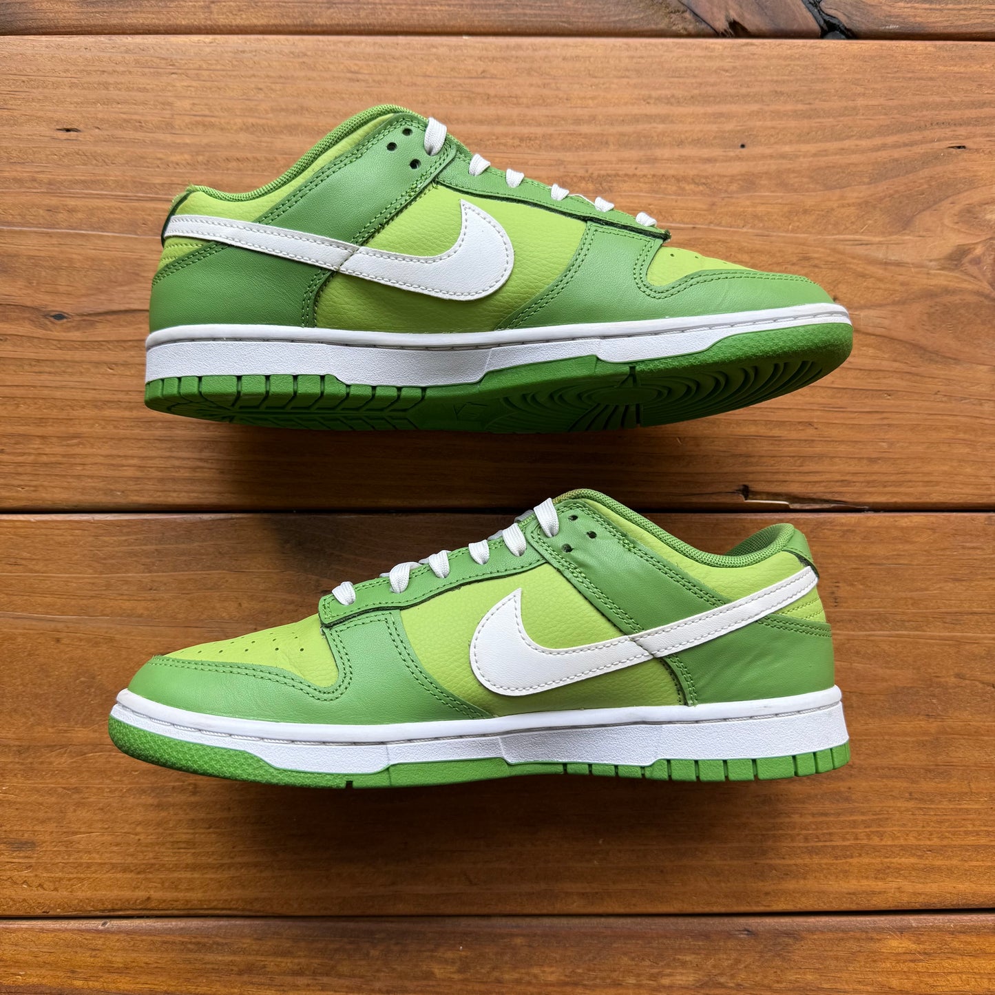 Größe 42.5 - Dunk Low 'Chlorophyll' (Gebraucht/Ohne Karton)