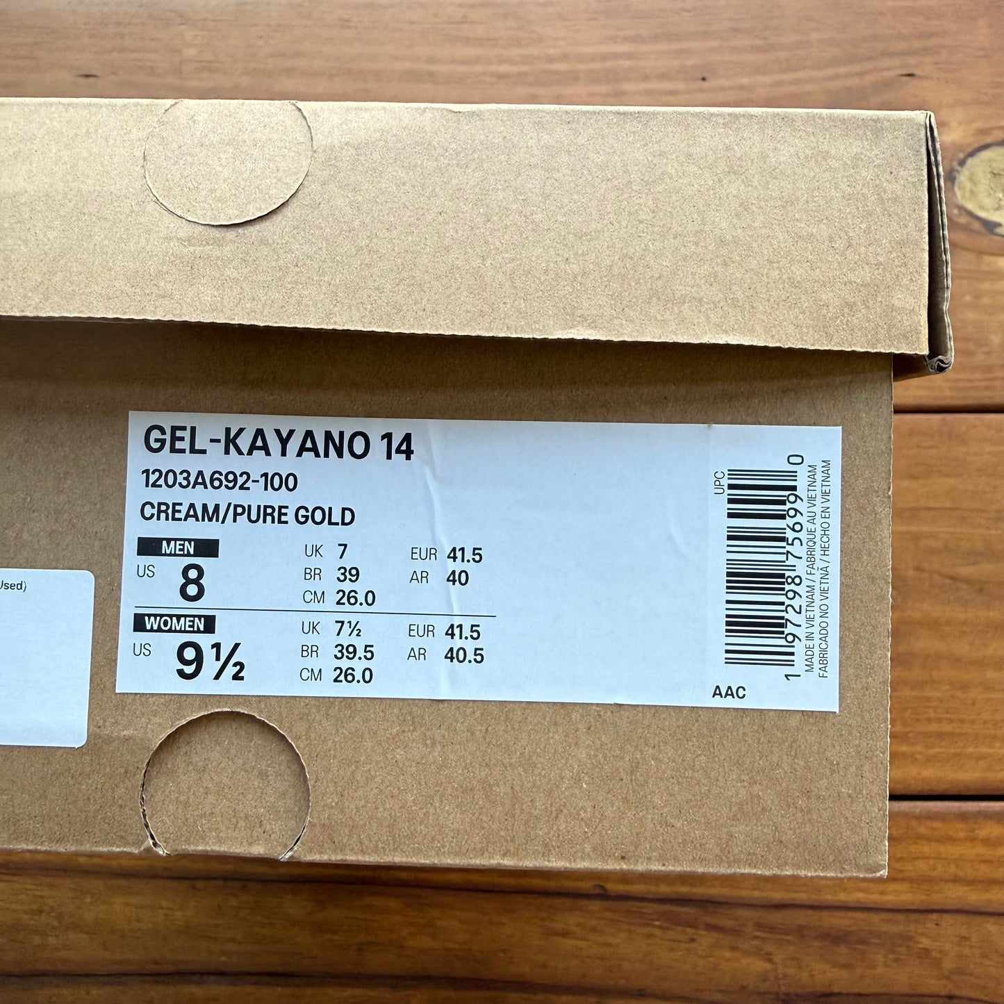 Größe 8 - Gel Kayano 14 'Just Say No' Sneaker Politics Exclusive (Gebraucht)