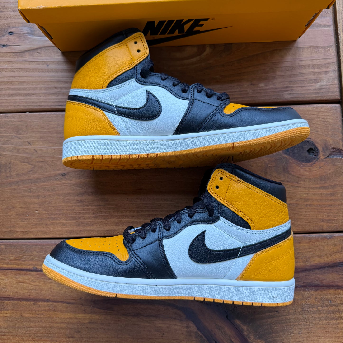 Talla 10 - Jordan 1 Retro High OG 'Yellow Toe' (Usadas)
