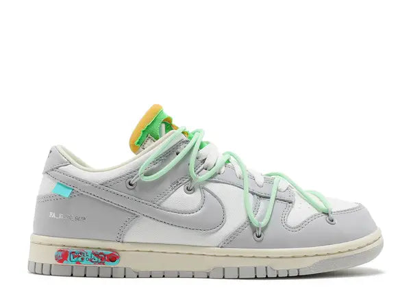 Größe 43 - Off-White x Dunk Low 'Lot 07 of 50' (Gebraucht)