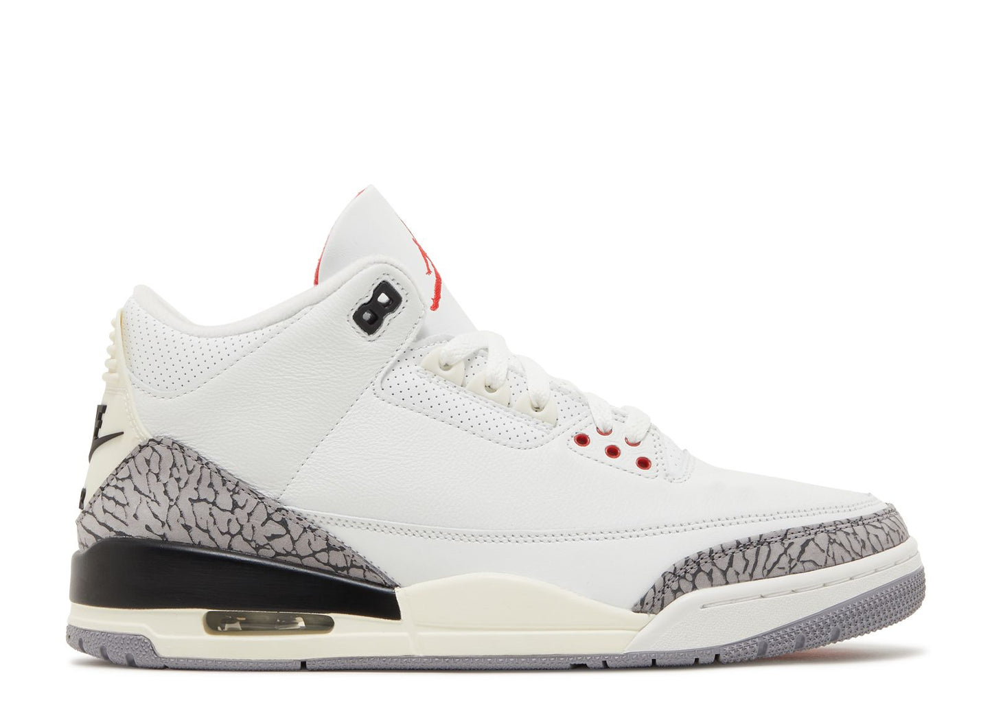 SIZE 7.5 - Jordan 3 Retro 'White Cement Reimagined' (Used)