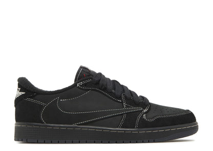SIZE 13 - Travis Scott x Jordan 1 Retro Low OG SP 'Black Phantom' (Used)