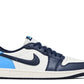 Size 13 - Jordan 1 Retro Low OG 'Obsidian UNC' (Used/Damaged Box)