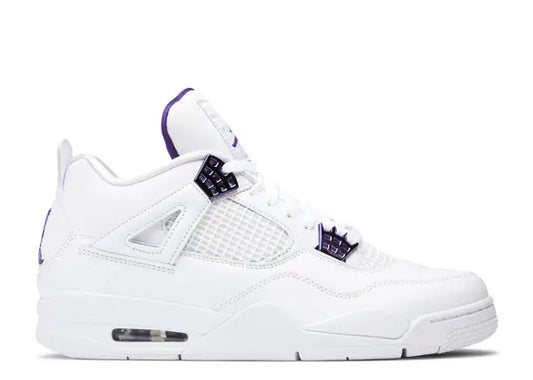 Größe 9 – Jordan 4 Retro „Purple Metallic“ (Gebraucht)