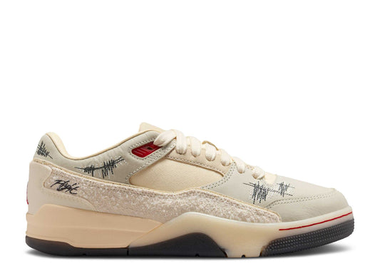 Who Decides War x Wmns Jordan Flight Court 'The World Is Your Court - Crèpe'