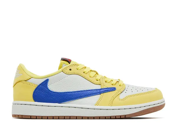 Size 13W/11.5M - Travis Scott x Wmns Jordan 1 Retro Low OG SP 'Canary' (Used)