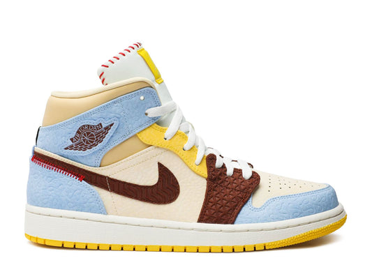 Maison Chateau Rouge x Jordan 1 Mid SE 'Fearless' (Used)