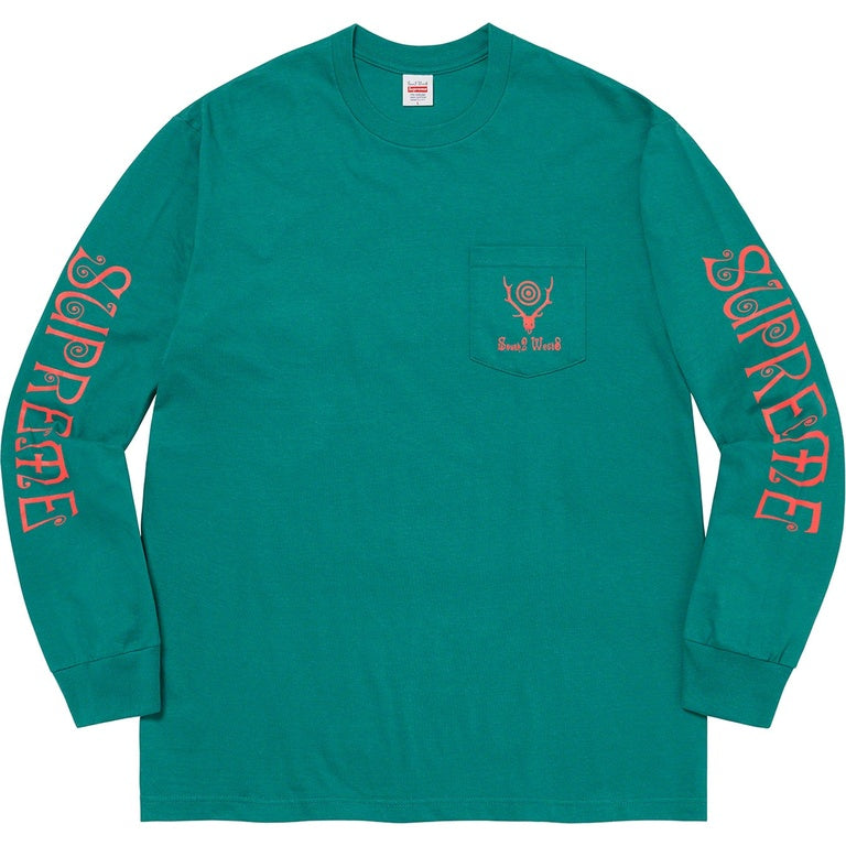 Medium - Supreme®/SOUTH2 WEST8 L/S Pocket Tee