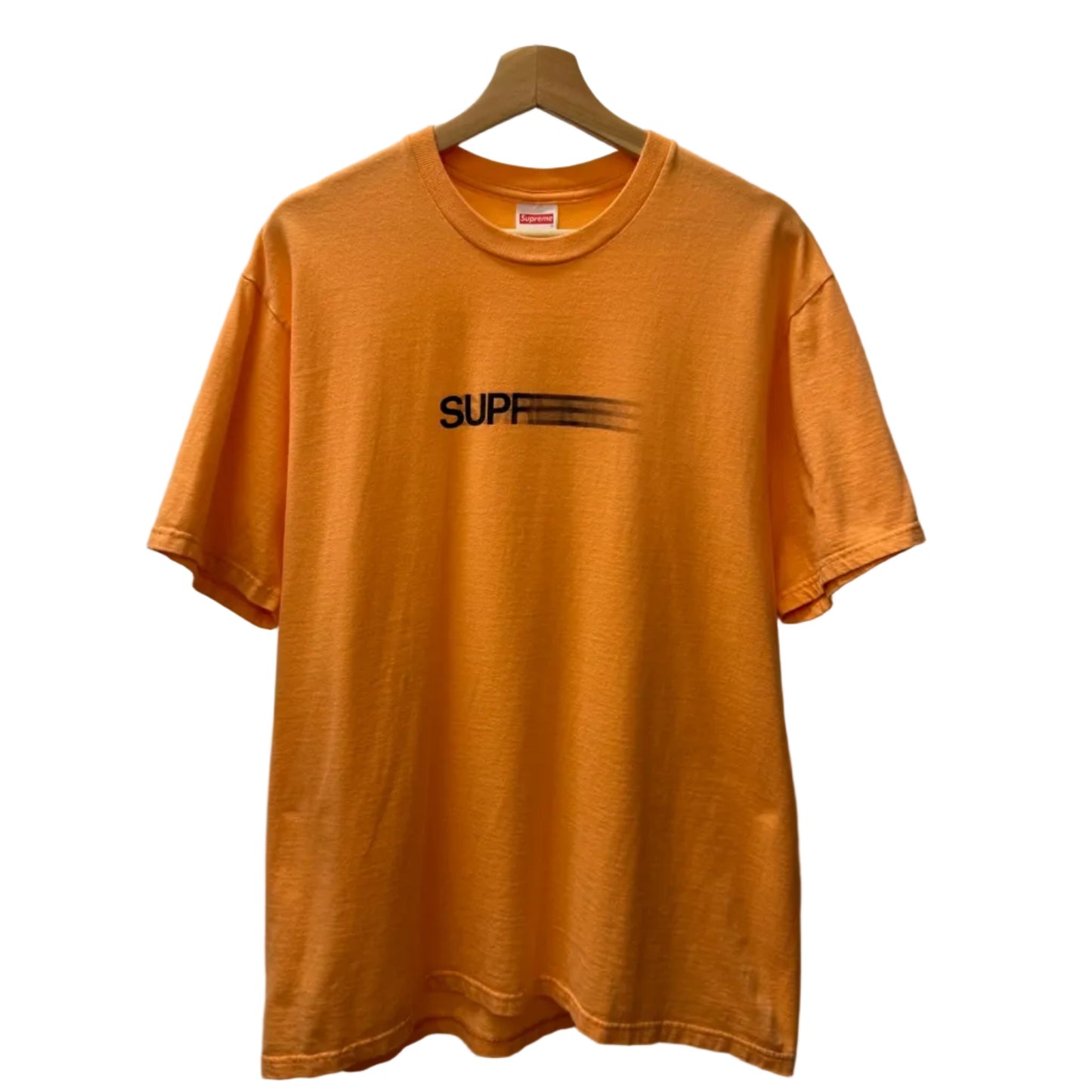 Large - Supreme Motion Logo Tee - SS23 'Peach' (Pre-Owned)