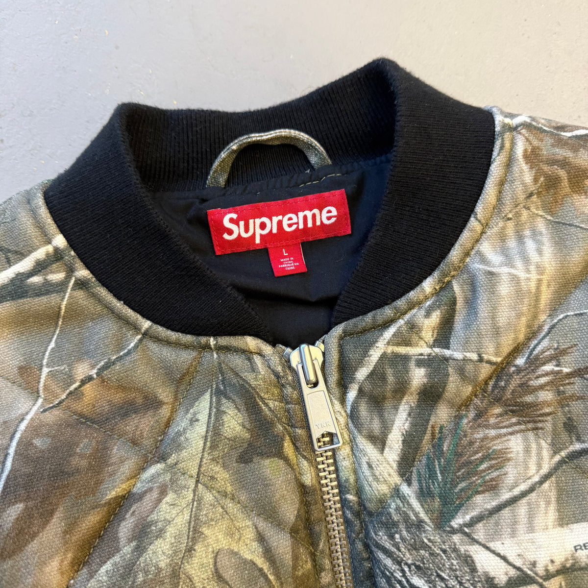 Supreme Zip Off Sleeve Quilted Bomber Jacket (Pre-Owned) - Large