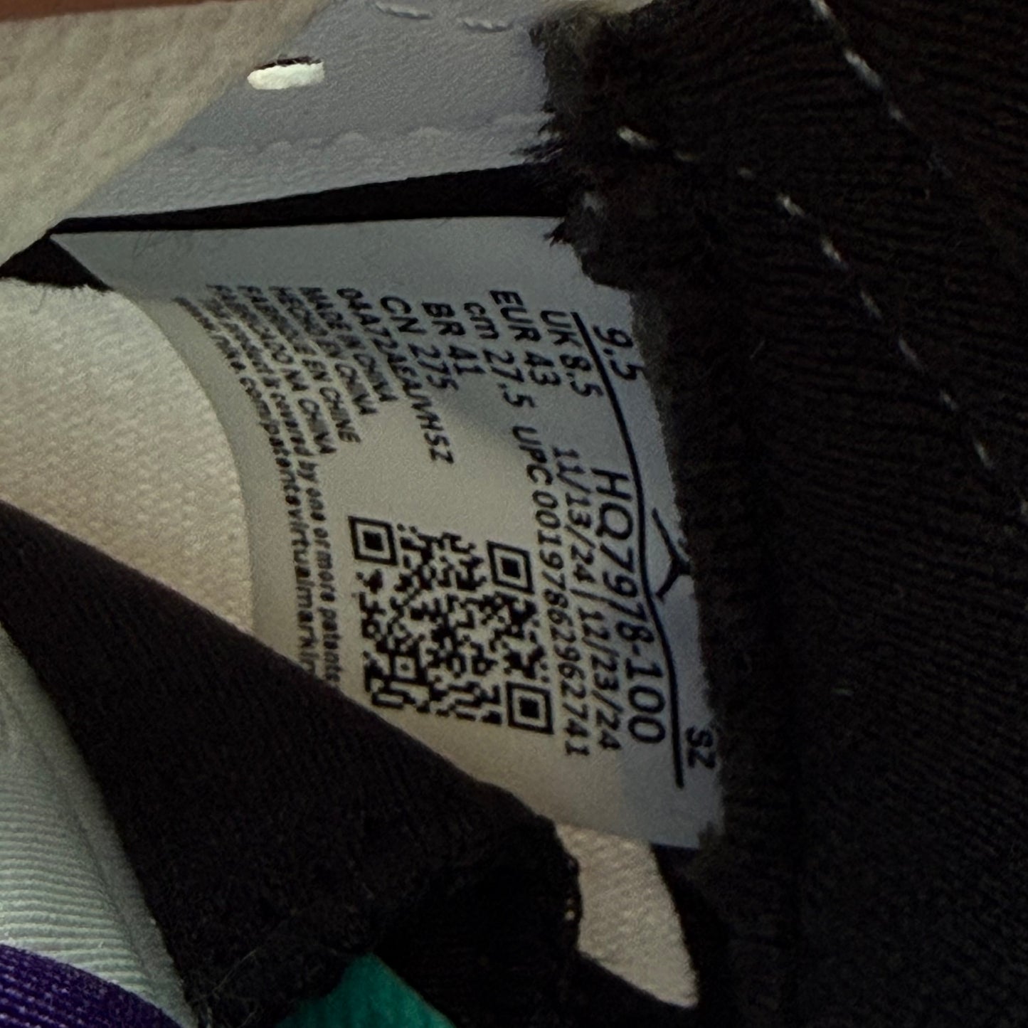 Größe 9.5 - Jordan 5 Retro 'Grape' 2025 (Gebraucht)
