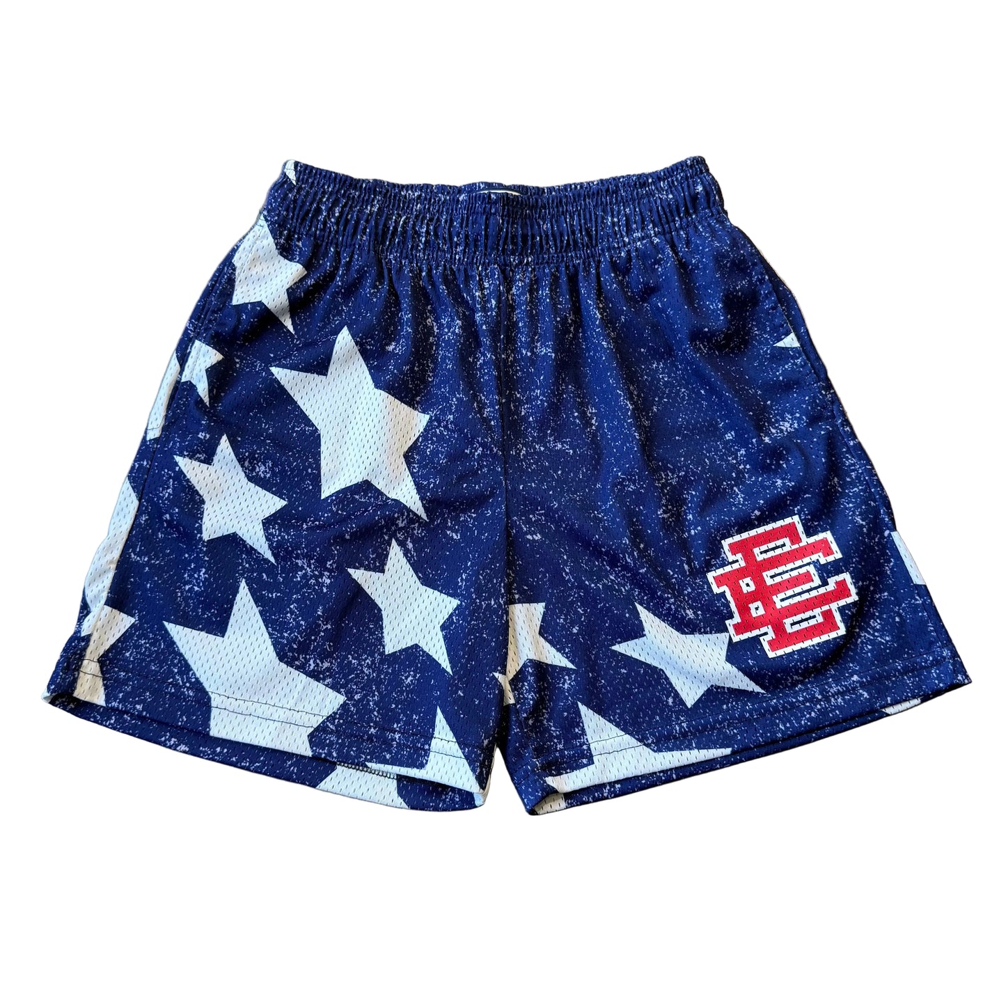 Small - Eric Emanuel Denim Stars Shorts