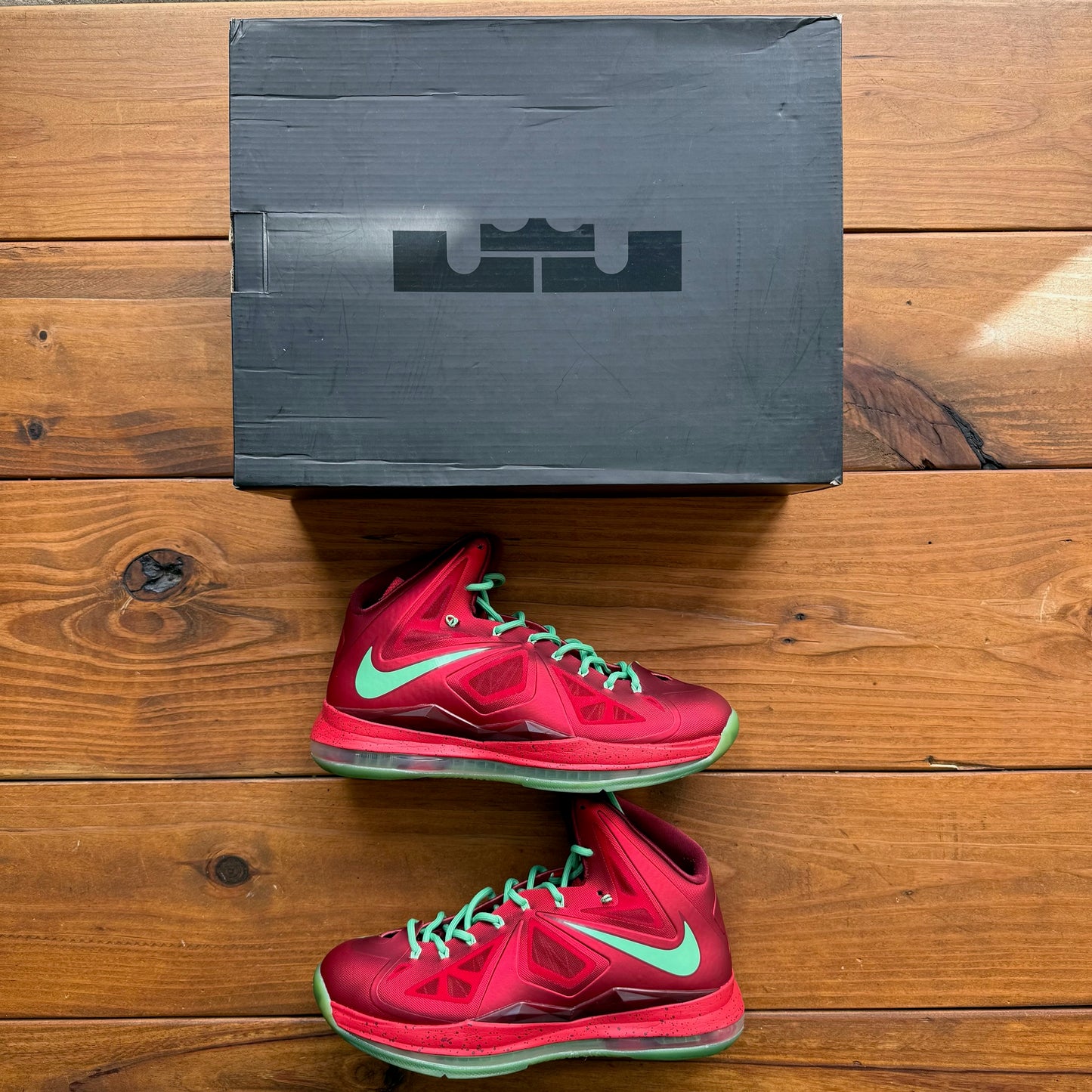 Size 10.5 - LeBron 10 'Christmas' (Used)