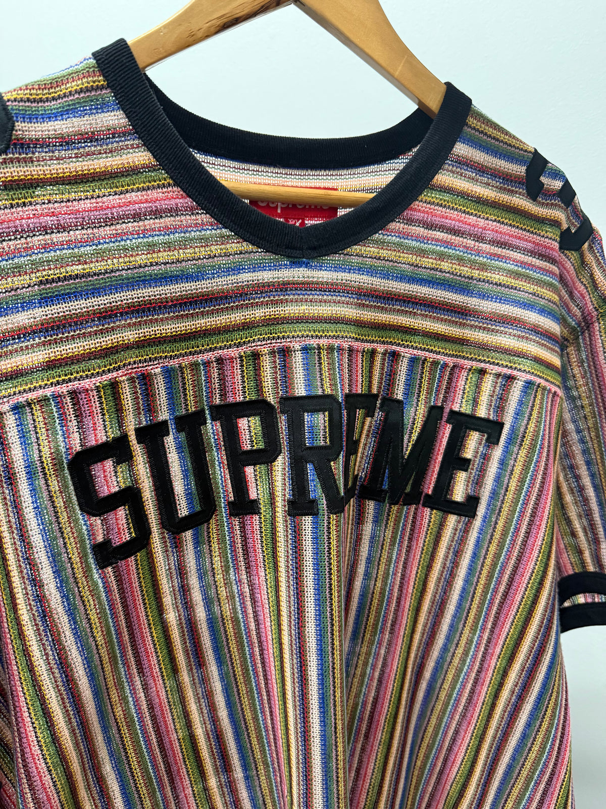 2XL - Supreme Open Knit Football Jersey (Pre-Owned)
