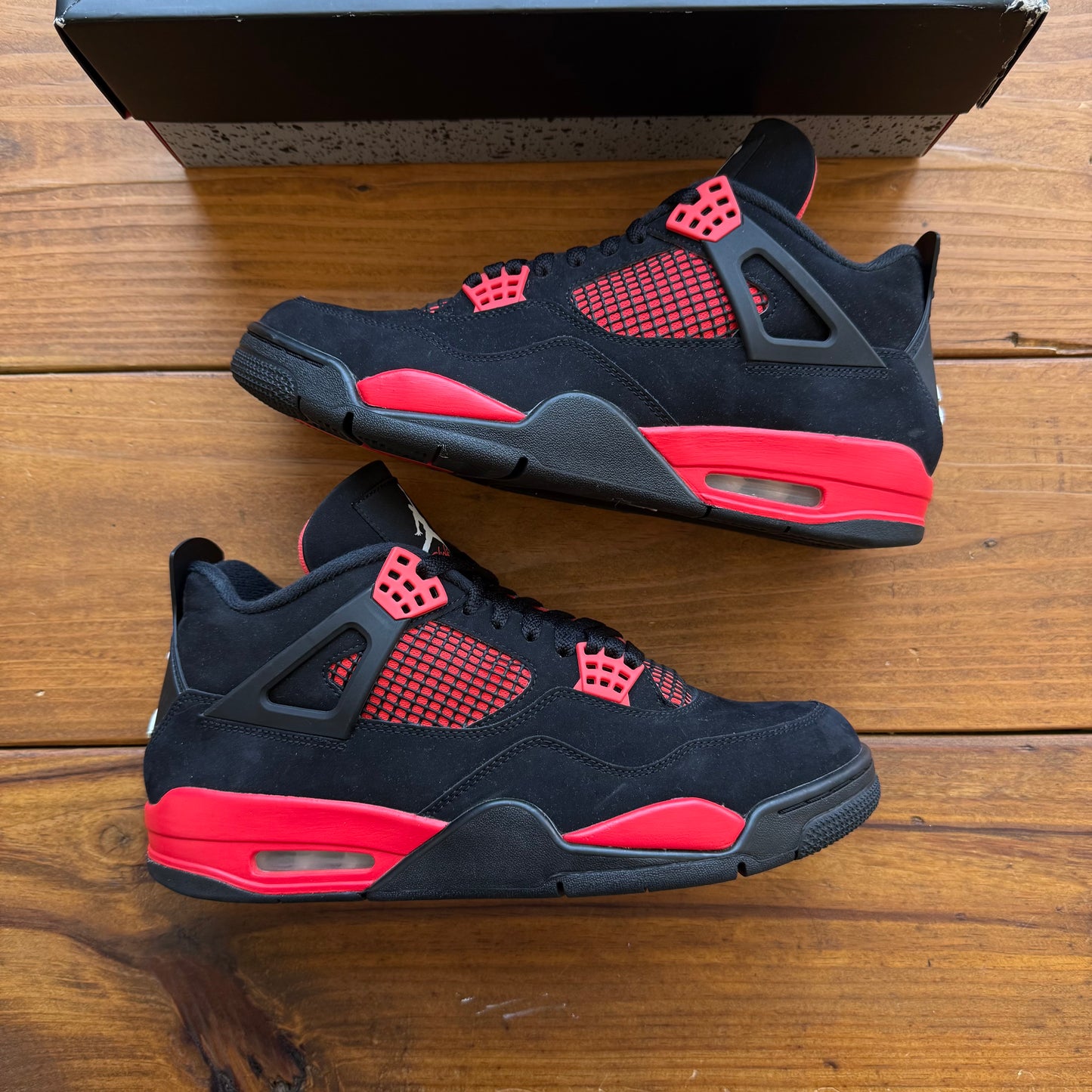 Size 11.5 - Jordan 4 Retro 'Red Thunder' (Used)