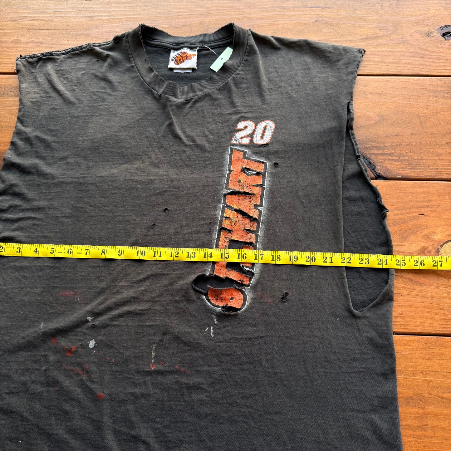 XL - Vintage Tony Stewart cut off shirt