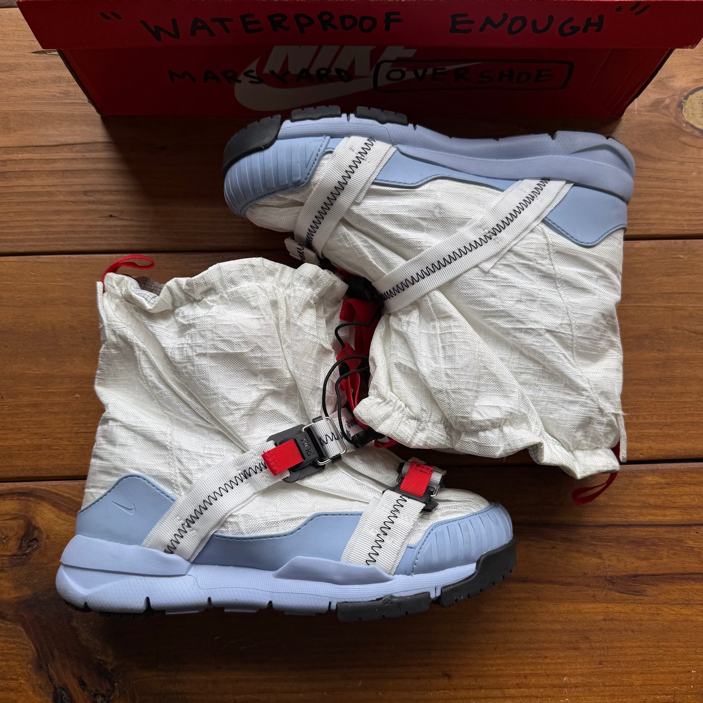 Size 10.5 - Tom Sachs x NikeCraft Mars Yard Overshoe 'White' (Used)