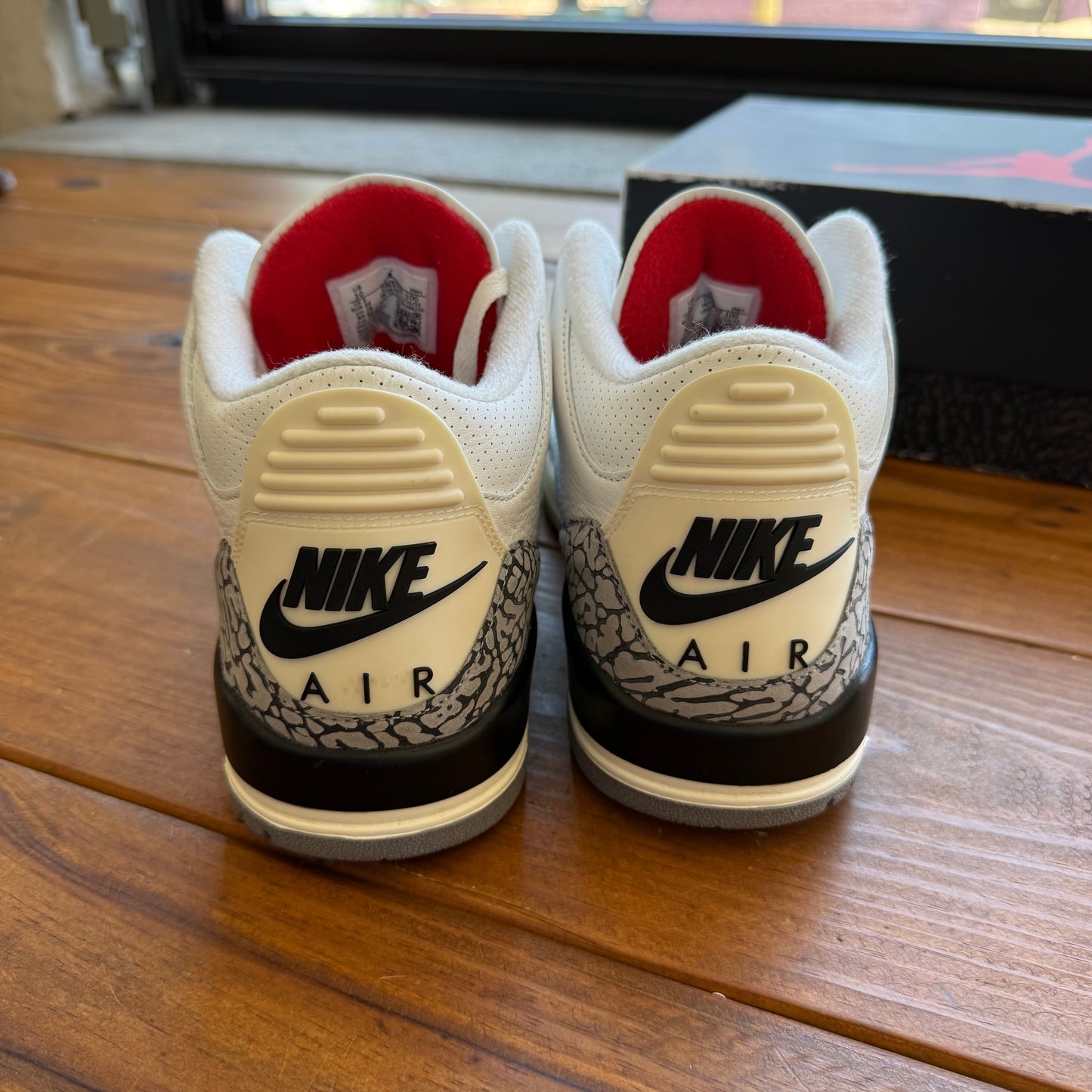 Größe 10 – Jordan 3 Retro „White Cement Reimagined“ (gebraucht)