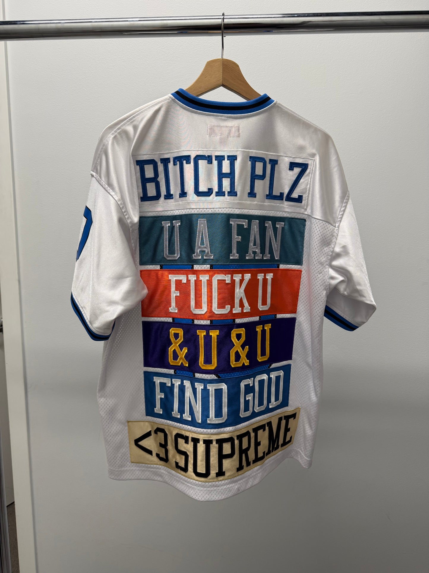 Small - Supreme 'Find God' Jersey - White (Pre-Owned)