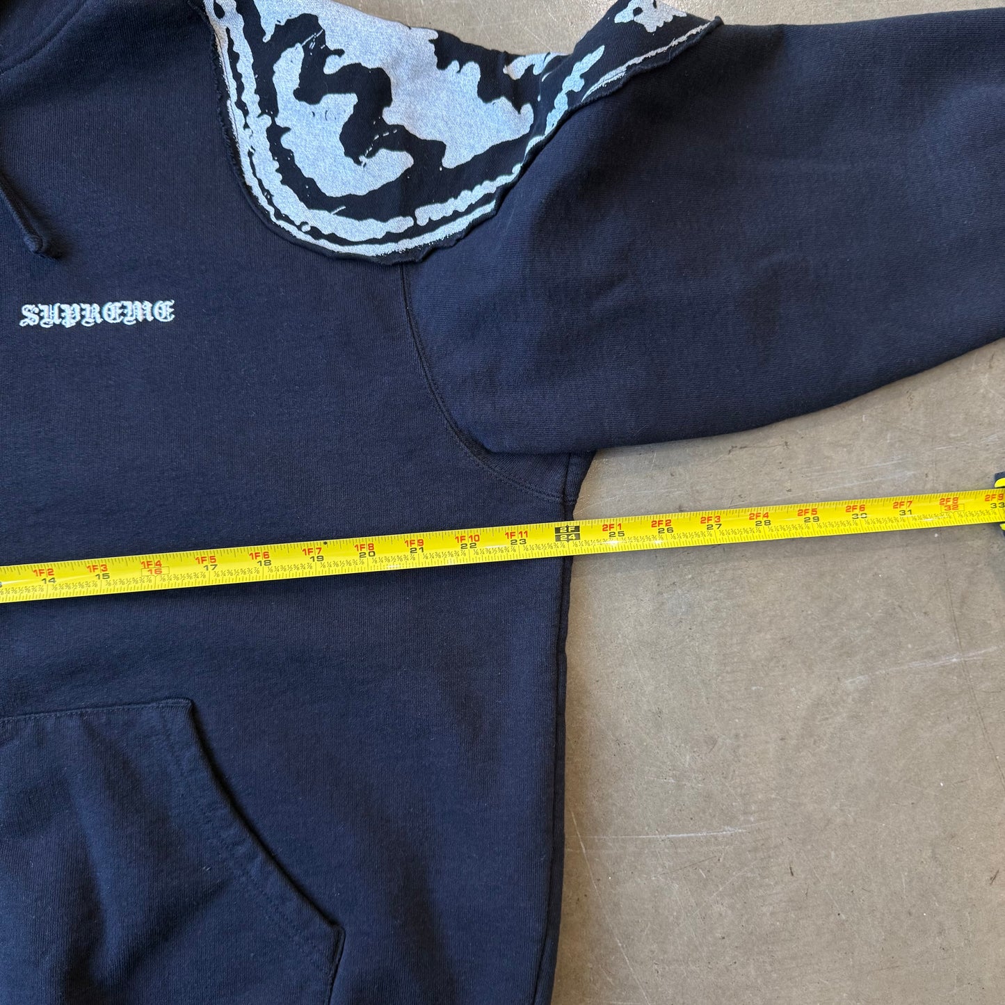 Small - Sudadera con capucha con cremallera Supreme Wings