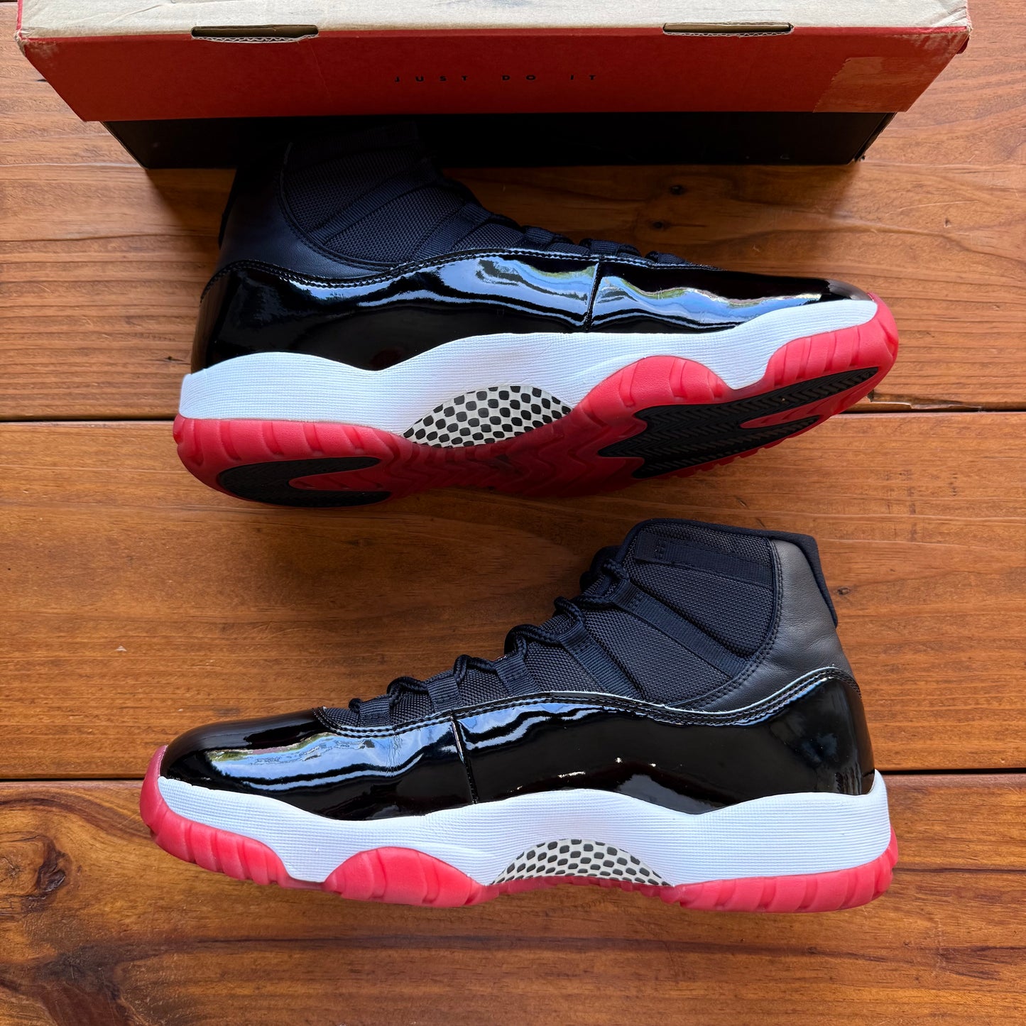 Größe 46 - Jordan 11 Retro 'Bred' 2019 (Gebraucht)